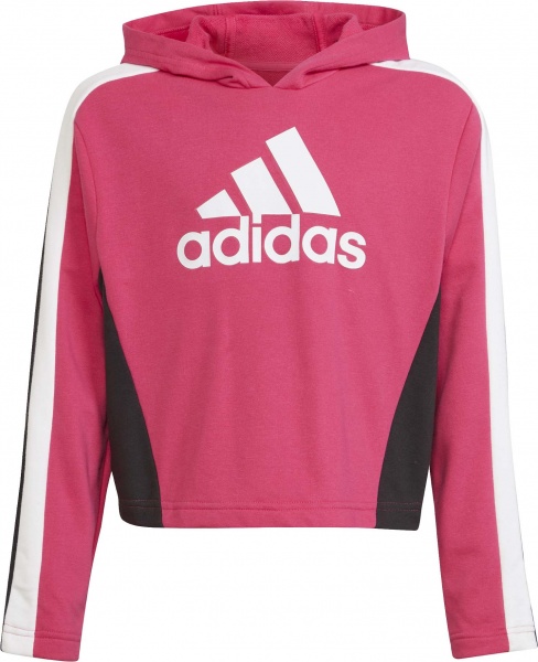 Спортивний костюм Adidas G HOODEDCROP TS GT6907 р. 140 чорний