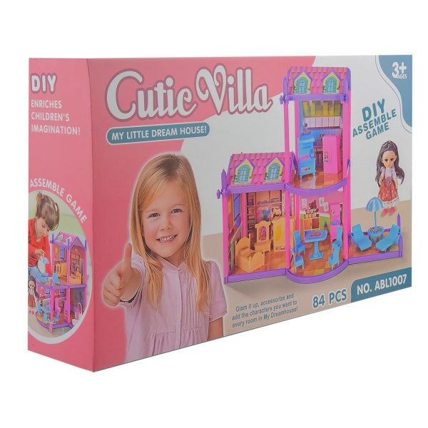 Ігровий будиночок з лялькою ABL1008