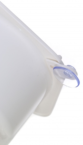 Органайзер в мойку белый пластик Алеана