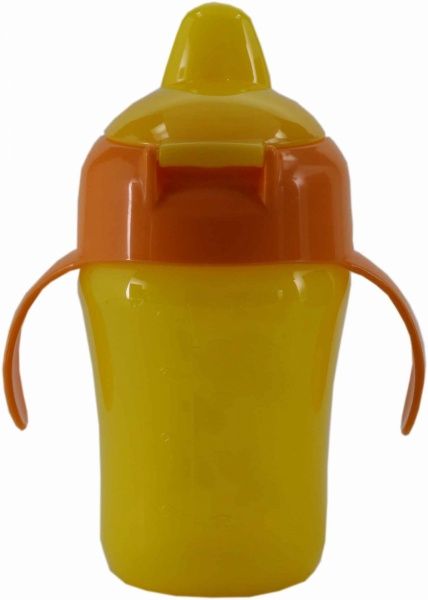 Поильник  Baby Team с силиконовим носиком и ручками 240 мл 5011
