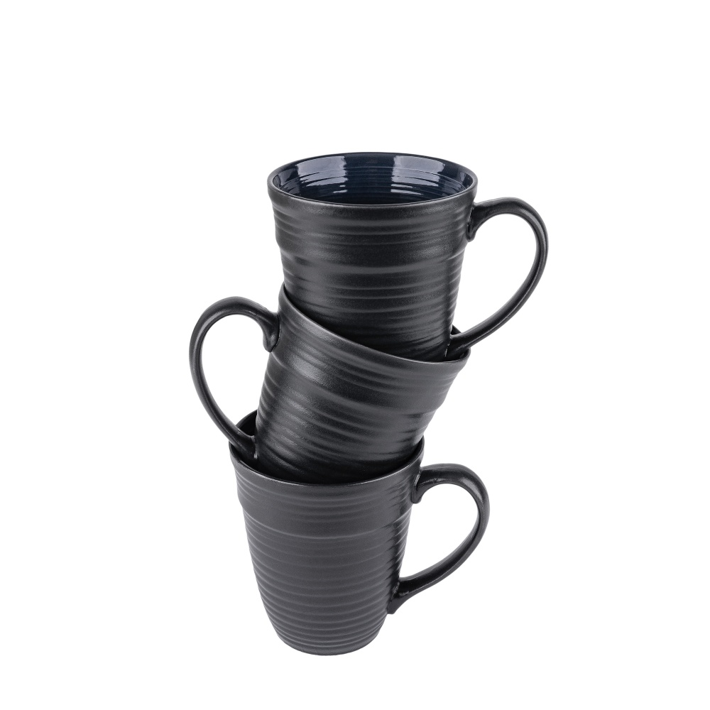 Чашка Krauff Lucerne Black&Blue 390 мл 24-320-001