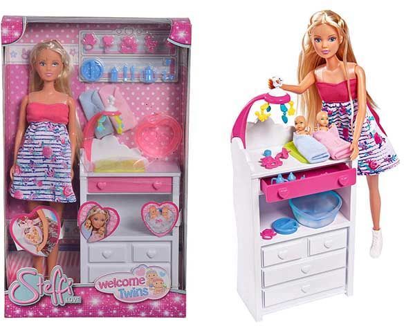  Simba Набор Steffi & Evi Love Штеффи и новорожденные близнецы
