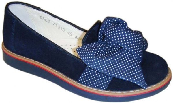 Туфли для девочек Bistfor р.34 синий 78139/48/558 