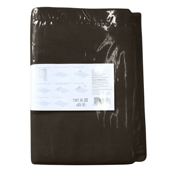 Штора Moda 200х285 см шоколадный Decora