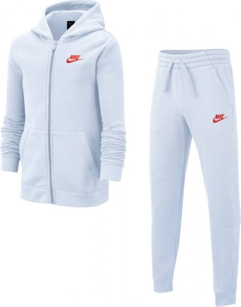 Спортивний костюм Nike B NSW TRK SUIT CORE BF BV3634-085 р. S білий