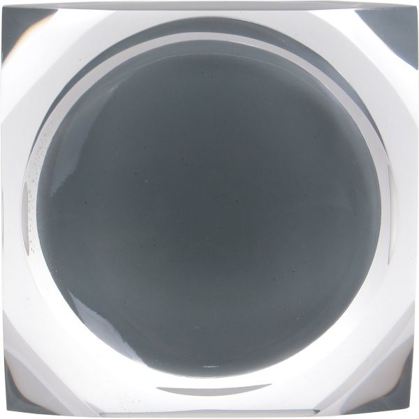 Мыльница Luna diamond серая 11х11 см