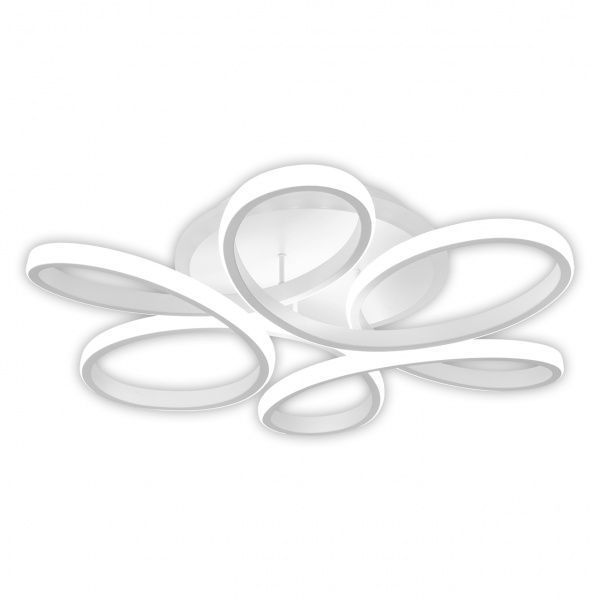 Люстра светодиодная Hopfen Gemini WH-RGB с пультом ДУ 110 Вт белый 