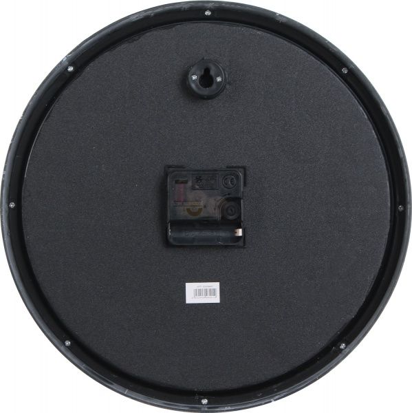 Часы настенные Moment белый с черными цифрами 30 см