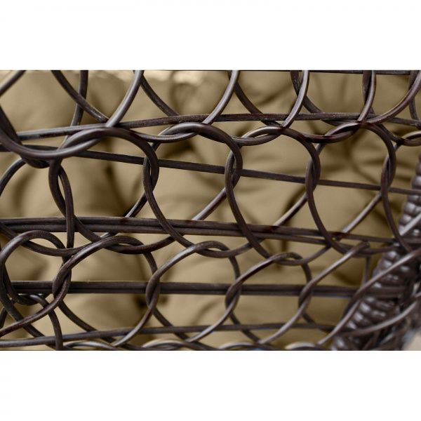 Кресло-кокон Bagland 1200х750х1050 мм с подушкой коричневый (22990)