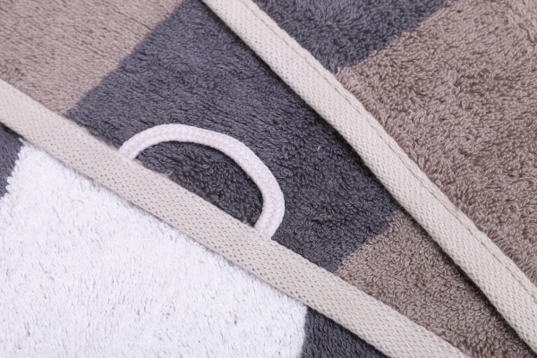 Полотенце махровое Mosaic 80x150 см песочный Cawo 