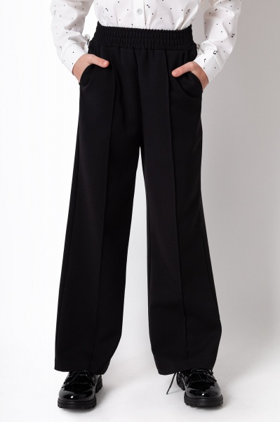 Штаны для девочек Mevis 4271 р.116 черный 