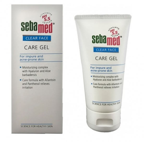 Гель день-ночь Sebamed против угрей очищающий 50 мл