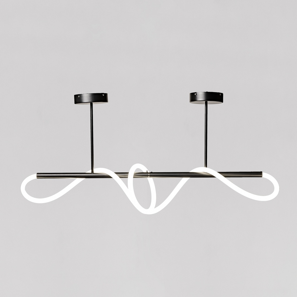 Люстра светодиодная Berger 1x50 Вт LED-модуль черный 7004-PL-50 Black