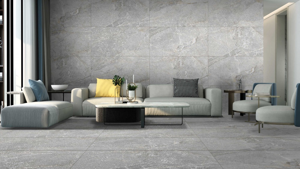 Плитка Cerossa Ceramica Rika grey sugar carving 60x120 см