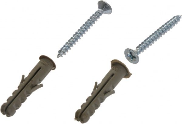 Набор, стеклянная полка + держатели для полки 600x250 мм прозрачный 