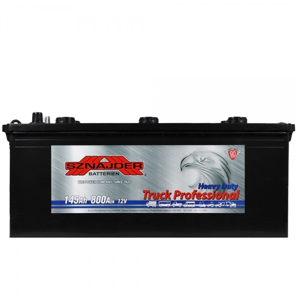 Аккумулятор автомобильный SZNAJDER Truck Freeway 145Ah 800A 12V «+» слева