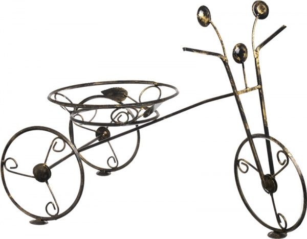 Підставка для квітів Велосипед 1 56х32x48 см коричневий 