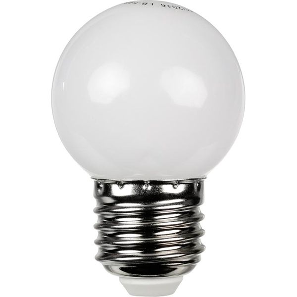 Лампа светодиодная LB-548 белая G45 230V 1W 6400K E27 