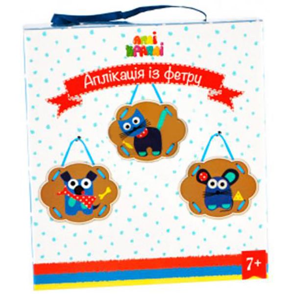 Набір для творчості аплікація із фетру Друзі Аплі-Краплі 