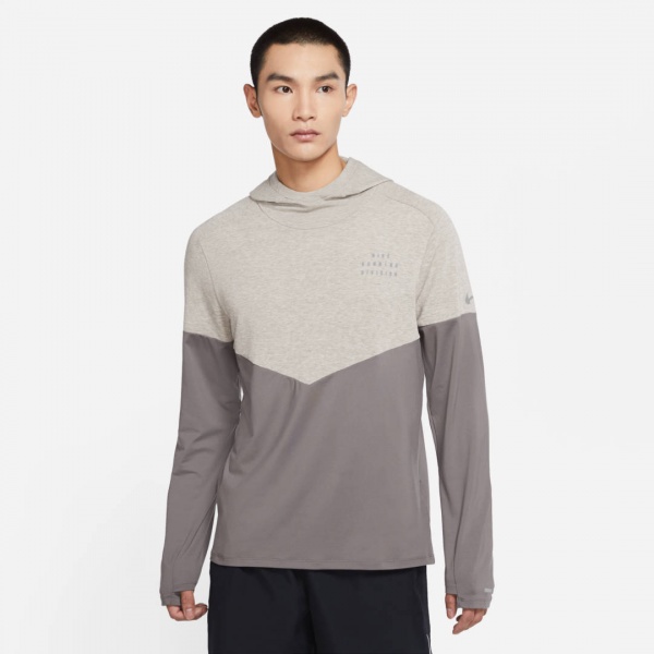 Джемпер Nike M NK TF ELMNT RDVN HOOD DM4638-289 р. S бежевый