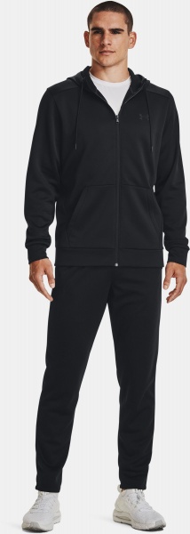 Джемпер Under Armour UA ARMOUR FLEECE FZ HOODIE 1373357-001 р.L чорний
