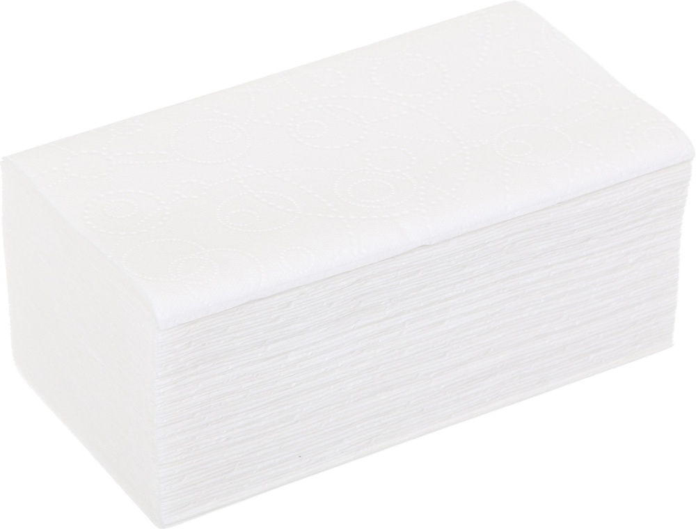 Бумажные полотенца UP! (Underprice) белые 19,7x21 см двухслойная 120 шт.