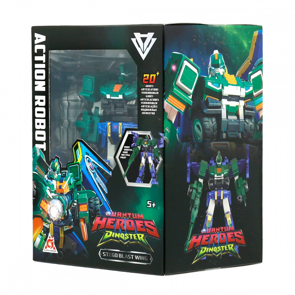 Фигурка DINOSTER Стего Бласт Винг 12,7 см с аксессуарами EU580874