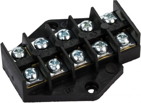 Колодка клеммная Simet ZPT 5х4,0 кв.мм черный 