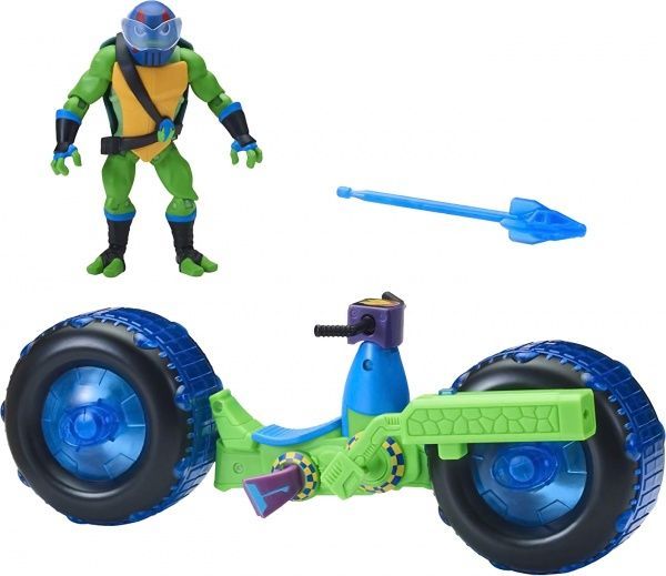 Фігурка TMNT Еволюція Черепашок-ніндзя Мотоцикл Стелс та Леонардо 