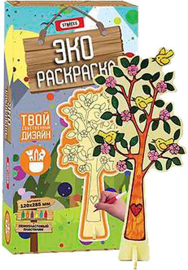 Набір Strateg Еко-розмальовка Дерево 5002