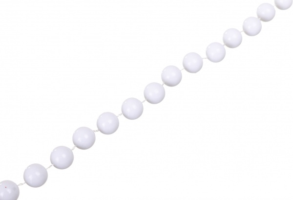 Бусы для елки 6 цветов 12 мм 8 м в ассортименте