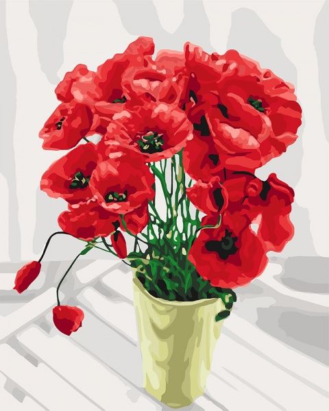 Картина по номерам Букет для мамы Идейка 