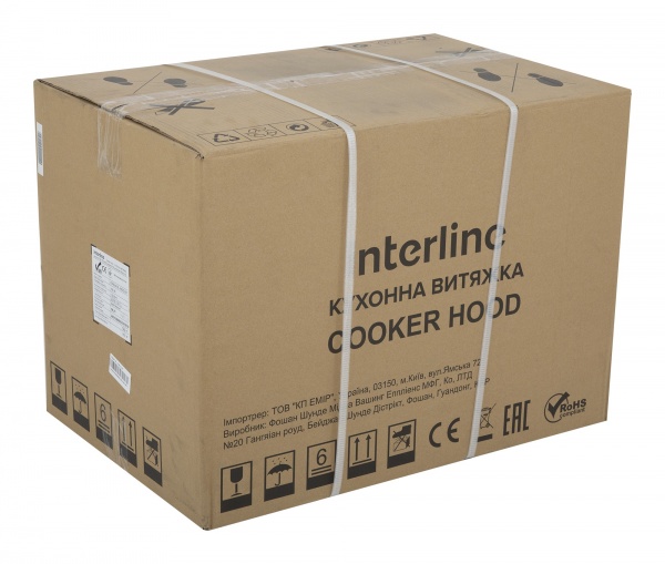 Вытяжка Interline Stream BL A/60/GL/M