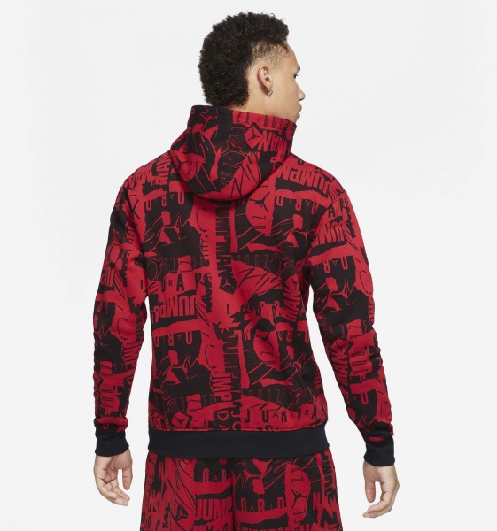 Джемпер Jordan M J ESS FLC AOP PO DA9814-687 р. L червоний