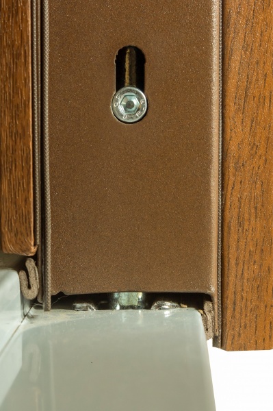 Дверь входная Булат Термо House-703 улица дуб бронзовый 2050x1200 мм левая