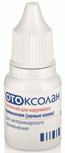 Краплі KRKA вушні для собак Отоксолан суспензія 10 мл (96954)