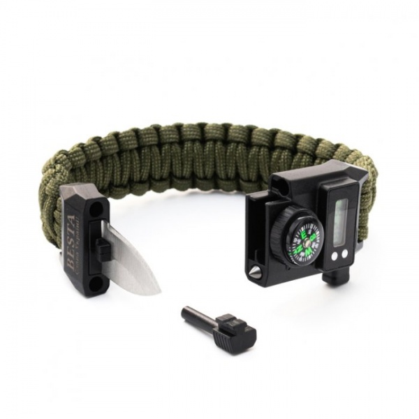 Часы тактические Band с компасом 6 в 1 BESTA army green (NULL)