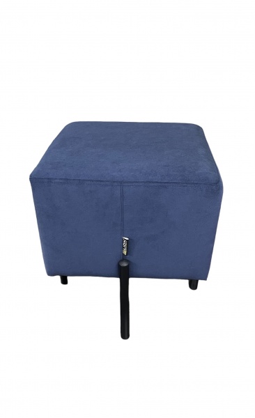 Пуф Lion Монте 410х390 мм синий / черный 