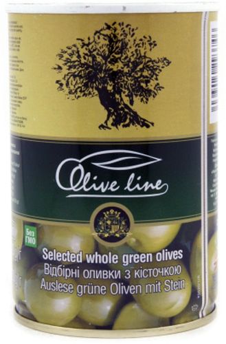 Оливки Olive Line Отборочные без косточек 420 г
