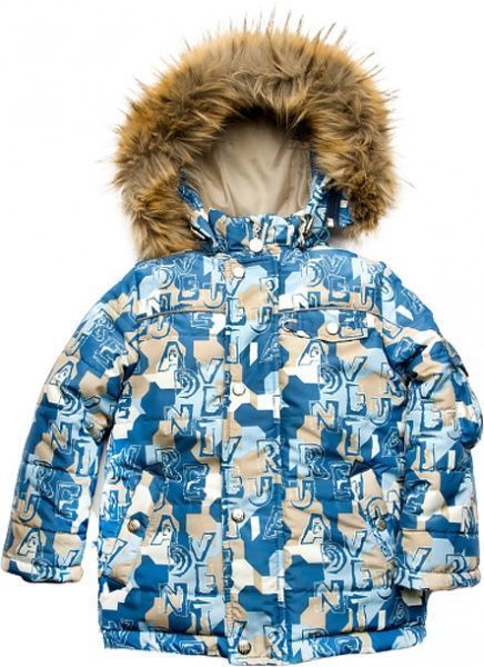 Куртка дитяча Модний Карапуз р.116 блакитний з бежевим 03-00735-0 