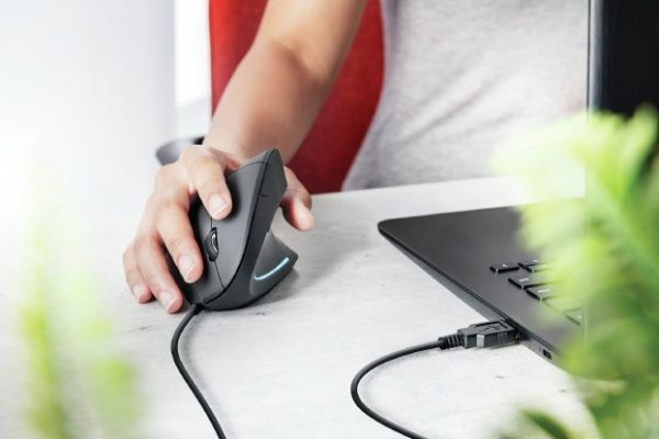 Мишка Trust VERTO ERGO grey 