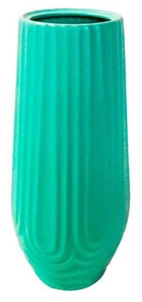 Ваза керамическая зеленая Рио В 31 см