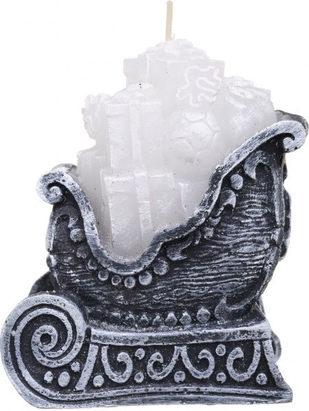 Свічка Декоративна Сани з подарунками LED BOX