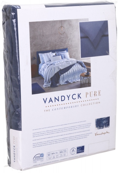 Комплект постільної білизни Pure 07 col 184 1,5 фіолетовий Vandyck 