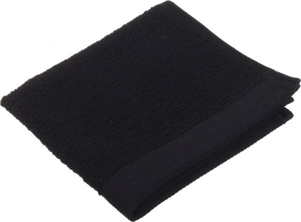 Рушник махровий Rice Вlack 30x30 см чорний La Nuit 