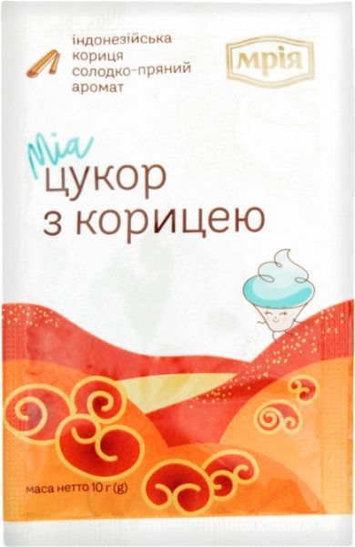 Сахар с корицей ТМ Мрія 10 г (4820154833035) 10 кг