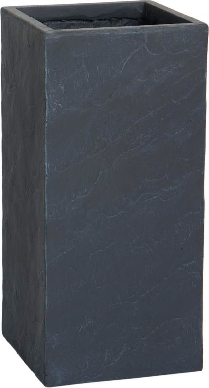 Кашпо декоративное Engard Кампания квадратный 80,9 л черный 