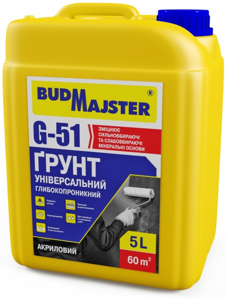 Ґрунтовка глибокопроникна BudMajster 