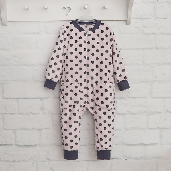 Ромпер для девочки Blanka Горошек р.92 розовый 110079 