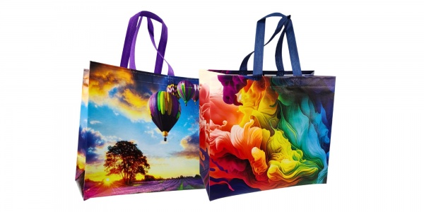 Экосумка ламинированная 340x360x160 мм в ассортименте